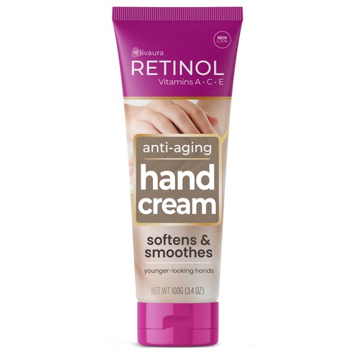 Retinol anti aging hand cream - hand,