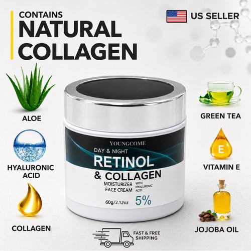 Retinol collagen face cream - retinol,