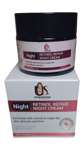 Retinol night face cream - retinol,